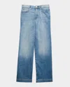 Dl1961 Girl's Lily Wide Leg Jeans In Ravello