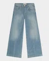 Dl1961 Girl's Nini Wide Leg Jeans In Beach Front