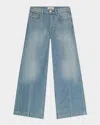 Dl1961 Girl's Nini Wide Leg Jeans In Beach Front