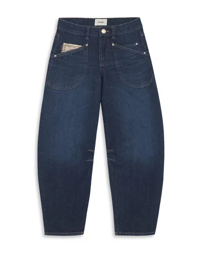 Dl1961 Girls' Dl Aura Lilia Relaxed Barrel Jeans - Little Kid, Big Kid In Blue