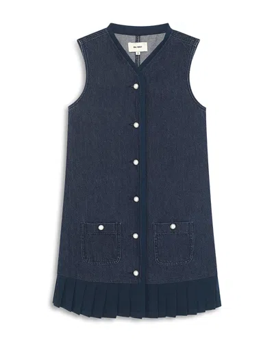 Dl1961 Girls' Dl Aura Manning Vest Dress - Little Kid, Big Kid In Blue