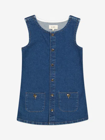 Dl1961 Babies'  Girls Hana Denim Dress In Blue