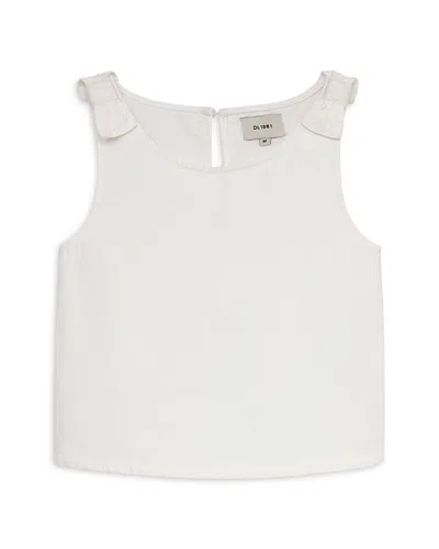 Dl1961 Girls' Hana Top - Big Kid In White