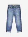 Dl1961 Harper Distressed-effect Jeans In Blue