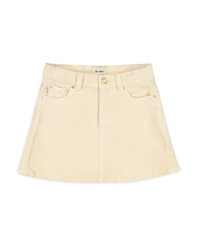 Dl1961 Girls' Jenny Corduroy Mini Skirt - Big Kid In Neutral
