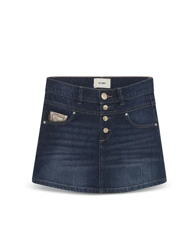 Dl1961 Girls' Jenny Denim Mini Skirt - Little Kid, Big Kid In Blue