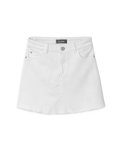 Dl1961 Kids' Little Girl's Denim Mini Skirt In White