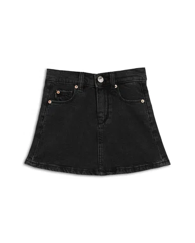 Dl1961 Girls' Jenny Mini Skirt - Big Kid In Black