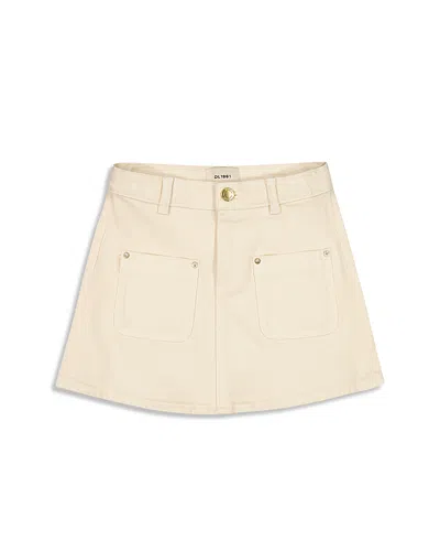 Dl1961 Girls' Jenny Mini Skirt- Big Kid In Yellow