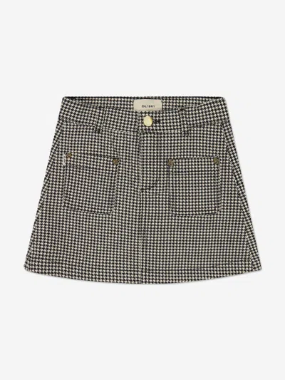 Dl1961 Kids'  Girls Jenny Mini Skirt In Grey