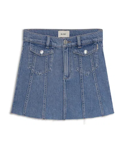 Dl1961 Girls' Jenny Mini Skirt - Little Kid, Big Kid In Blue