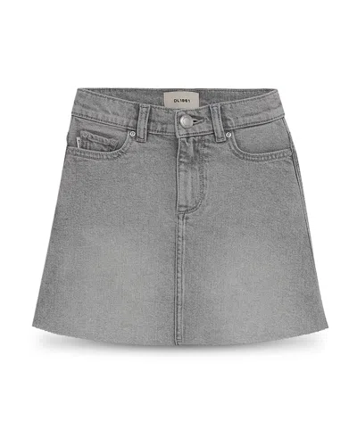 Dl1961 Girls' Jenny Mini Skirt - Little Kid, Big Kid In Gray