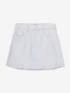 Dl1961 Stripe-pattern Denim Mini Skirt In Blue