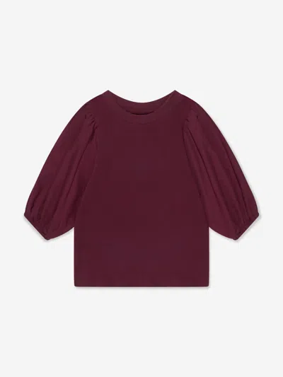Dl1961 Babies' Girls Kayla Blouse In Red