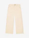 Dl1961 Girl's Lily Wide Leg Corduroy Pants In White