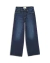 Dl1961 Girls' Lily Wide Leg Jeans - Big Kid In Blue