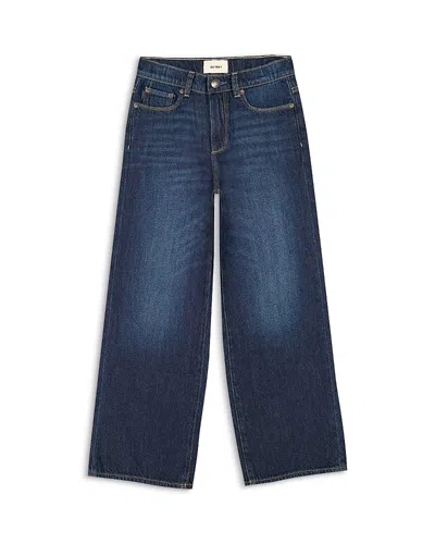 Dl1961 Girls' Lily Wide Leg Jeans - Big Kid In Blue