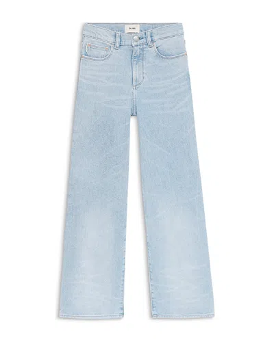 Dl1961 Girls' Lily Wide Leg Jeans - Big Kid In Blue