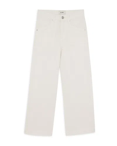 Dl1961 Girls' Lily Wide Leg Jeans - Little Kid, Big Kid In White