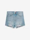Dl1961 Distressed Denim Shorts In Blue