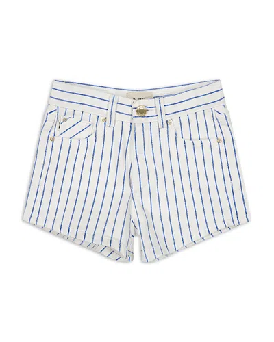 Dl1961 Girls' Lucy Striped Shorts - Big Kid In Nautical Stripe