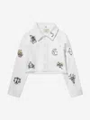 Dl1961 Manning Star Signs-embroidered Jacket In White