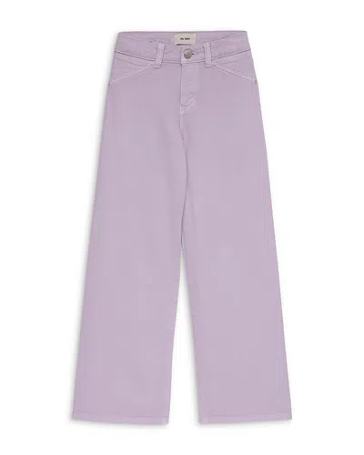 Dl1961 Girls' Nini Wide Leg Jeans - Little Kid In Purple