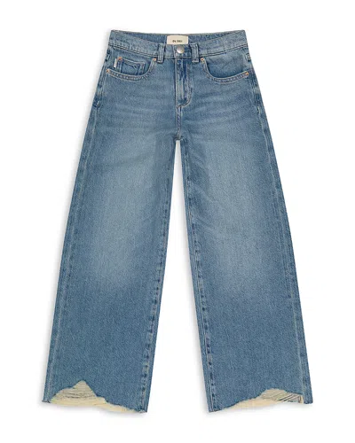 Dl1961 Girls' Nini Wide Leg Jeans In River Bank - Big Kid