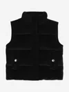 Dl1961 Girls Puffer Gilet In Black