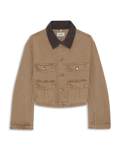 Dl1961 Girls' Reese Boxy Denim Jacket - Little Kid, Big Kid In Brown