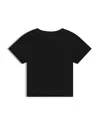 Dl1961 Kids' Logo Embroidered T-shirt In Black