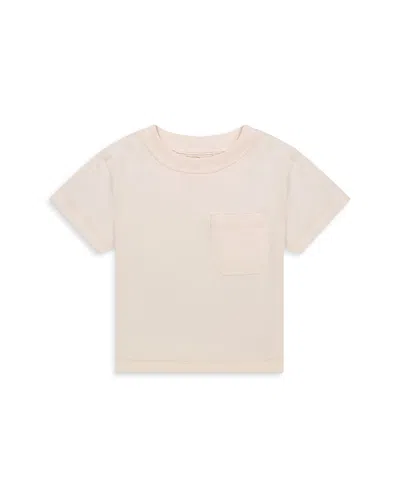 Dl1961 Girls' Short Sleeved Tee - Little Kid In Primrose Pink