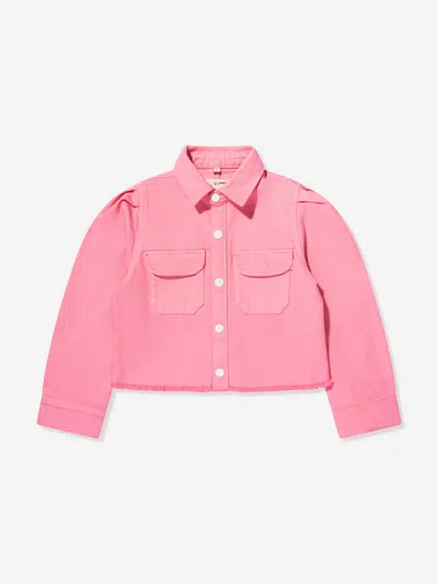 Dl1961 Kids' Girls Simona Blouse In Pink