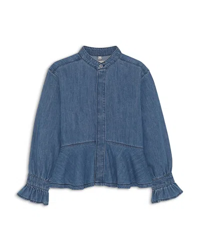 Dl1961 Girls' Simona Top - Little Kid, Big Kid In Blue