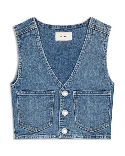 Dl1961 Girls' Zizi Denim Vest In Endless Sea - Big Kid