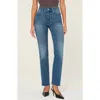 Dl1961 Halle Straight High-rise Instasculpt Jeans In Palm Springs