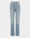 Dl1961 Halle Straight Leg High Rise Instasculpt Jeans In Fountain