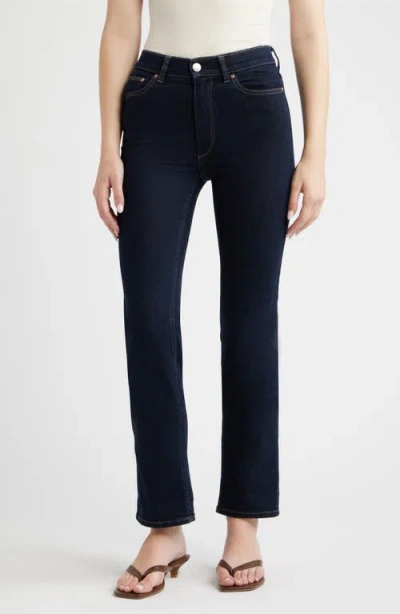 Dl1961 Halle Straight High Rise Instasculpt™ Jeans In Harvest Moon Cuffed