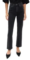 Dl1961 Halle Straight High Rise Instasculpt Jeans Nightshade (dl Airbrushed) In Blue