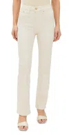 Dl1961 Dl 1961 Halle High Rise Straight Leg Instasculpt Jeans In Ecru In Ecru (dl Airbrushed)