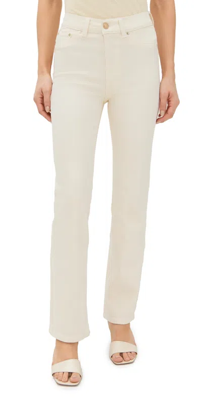 DL1961 HALLE STRAIGHT INSTASCULPT HIGH RISE JEANS ECRU (DL AIRBRUSHED)