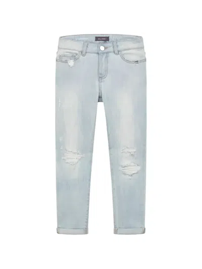 Dl1961 Kids' Harper Distressed Jeans In Blue
