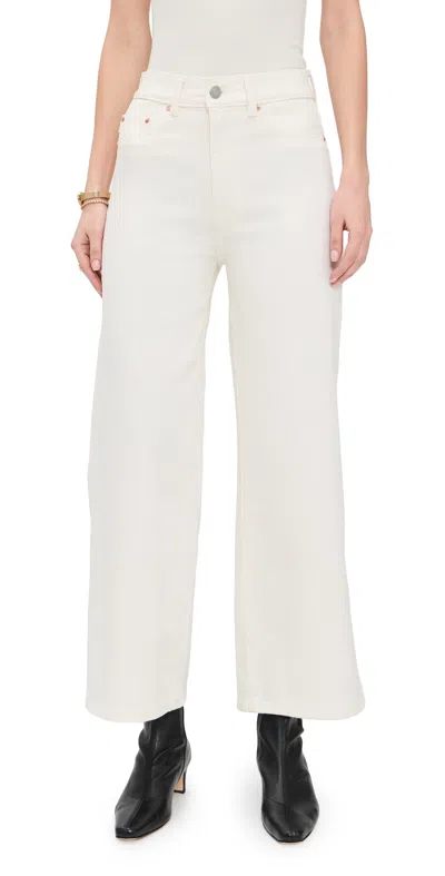 Dl1961 Hepburn 27 Jeans Eggshell In White