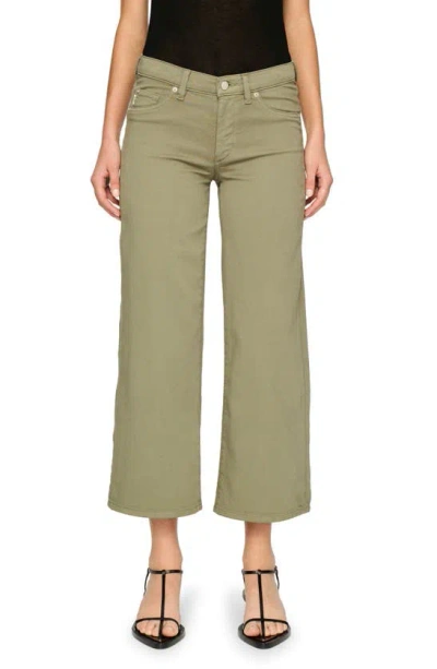 Dl1961 Hepburn Ankle Wide Leg Jeans In Coastal Marsh Ultimate Knit