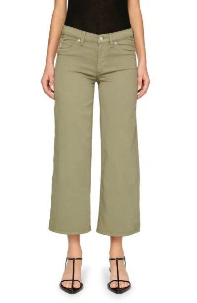 Dl1961 Hepburn Ankle Wide Leg Jeans In Coastal Marsh