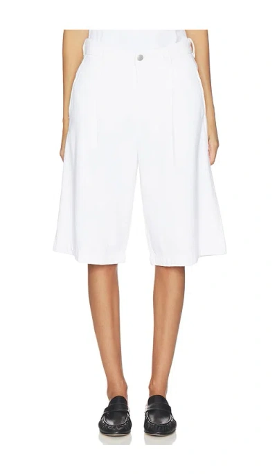 Dl1961 Hepburn Aura High Rise Denim Short In White