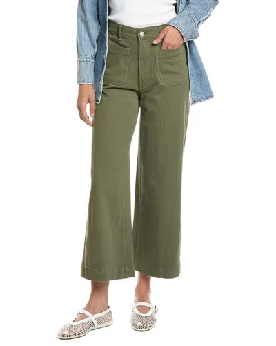 Dl1961 Hepburn Fern Wide Leg Jean In Green