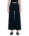 Dl1961 Hepburn High Rise Ankle Wide Leg Jeans In Flatiron In Flatiron