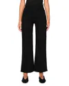 Dl1961 Hepburn High Rise Ankle Wide Leg Jeans In Jet Black In Black