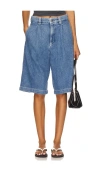 Dl1961 Hepburn Denim Shorts In Blue